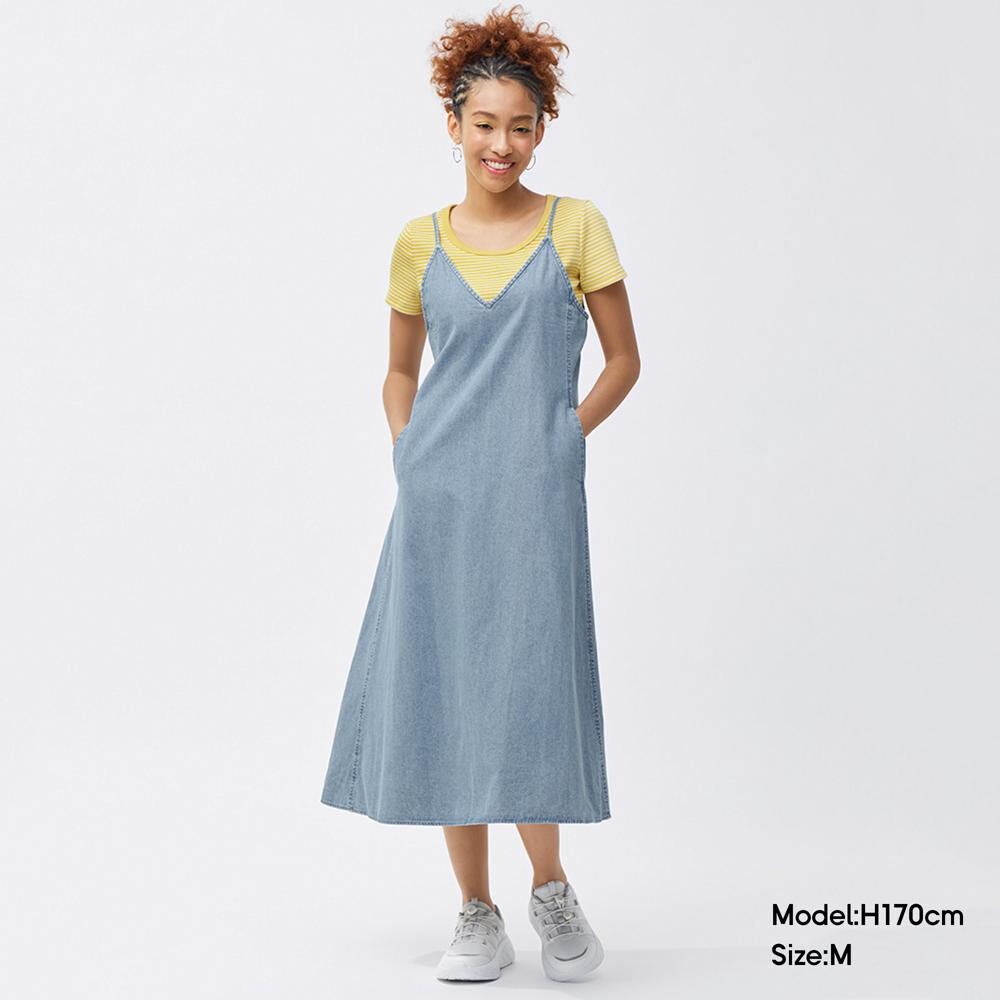 Платье-сарафан GU джинсовое, светло-голубой
Платье-сарафан GU джинсовое, светло-голубой