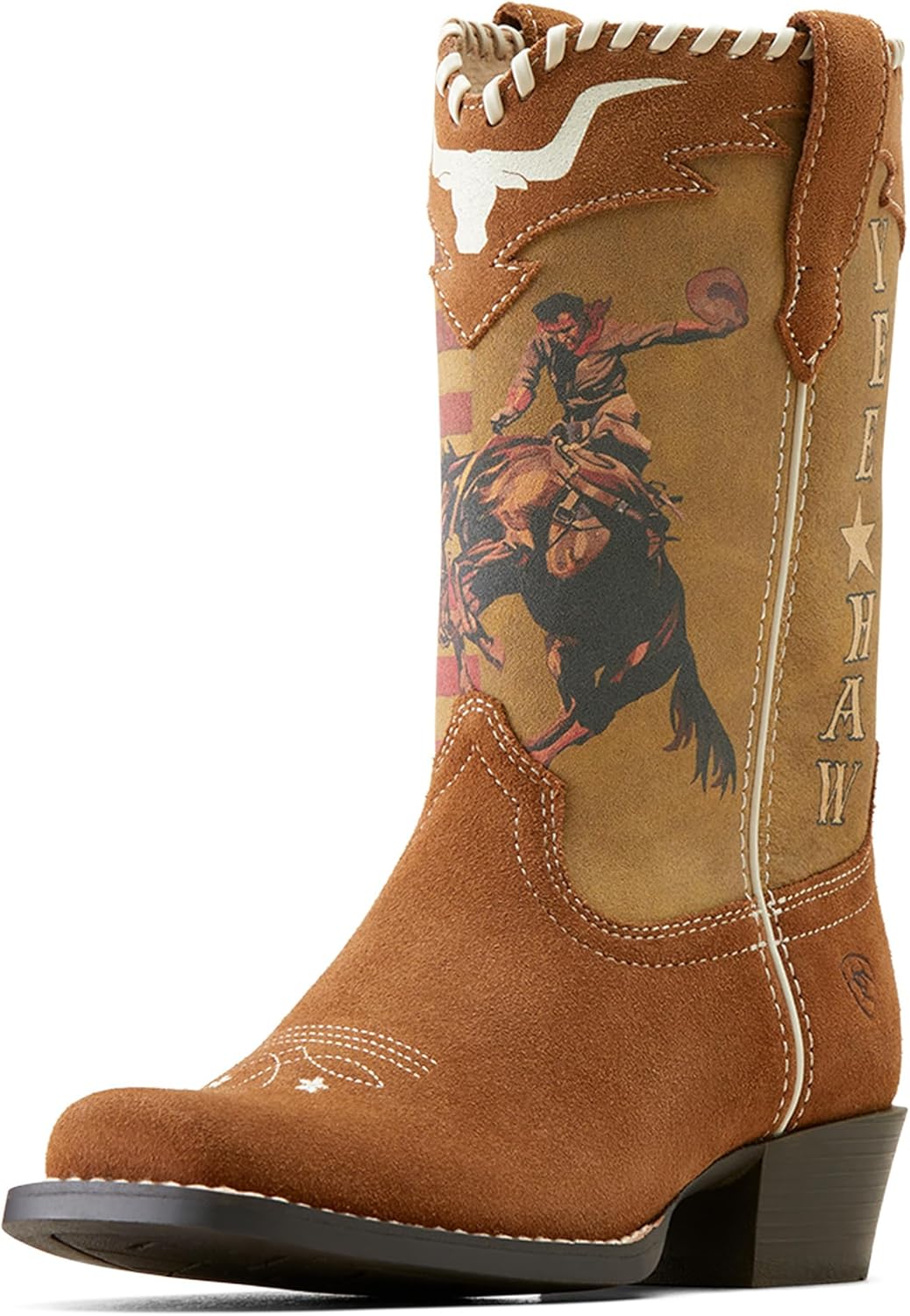 Унисекс-детские ковбойские сапоги ARIAT Futurity Rodeo Quincy, American Cowboy/Chestnut Suede
Унисекс-детские ковбойские сапоги ARIAT Futurity Rodeo Quincy, American Cowboy/Chestnut Suede