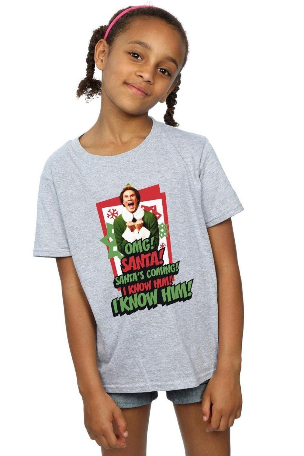 Хлопковая футболка OMG Santa Elf, серый
Хлопковая футболка OMG Santa Elf, серый