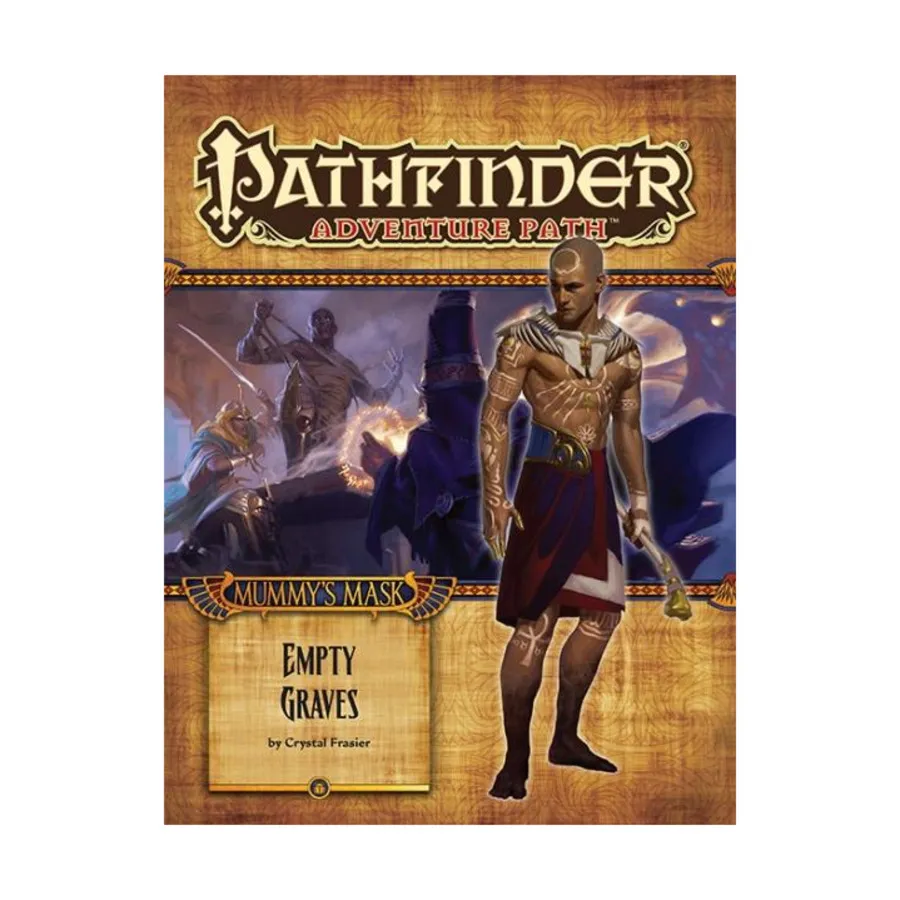 #80 "Mummy's Mask #2 - Empty Graves", Pathfinder Roleplaying Game (1st Edition) - Adventure Path #061 - #090, мягкая обложка
#80 "Mummy's Mask #2 - Empty Graves", Pathfinder Roleplaying Game (1st Edition) - Adventure Path #061 - #090, мягкая обложка