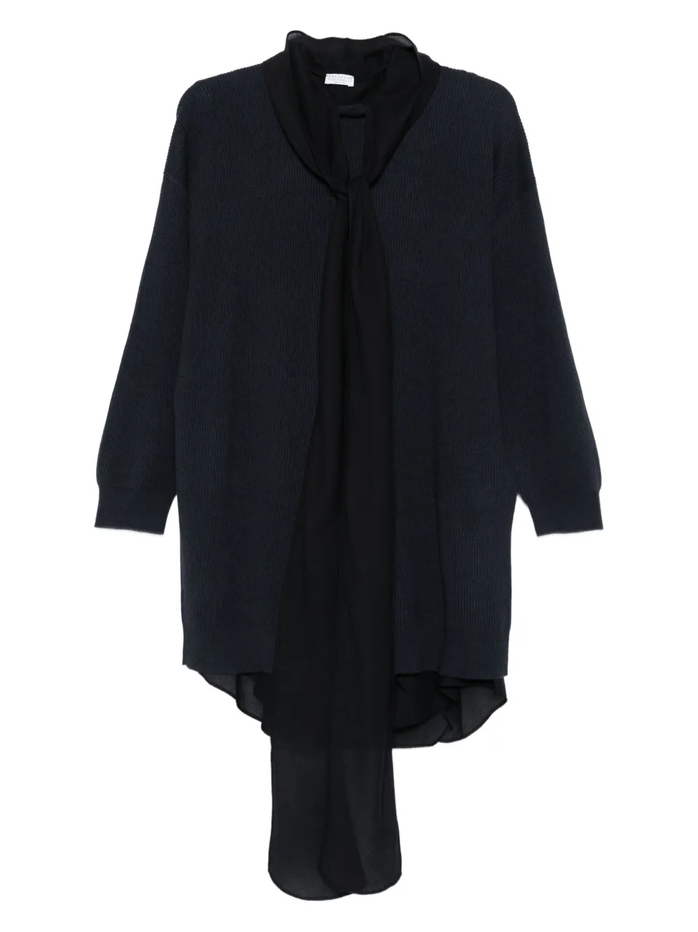 Платье с завязкой на шее в рубчик Brunello Cucinelli, синий
Платье с завязкой на шее в рубчик Brunello Cucinelli, синий