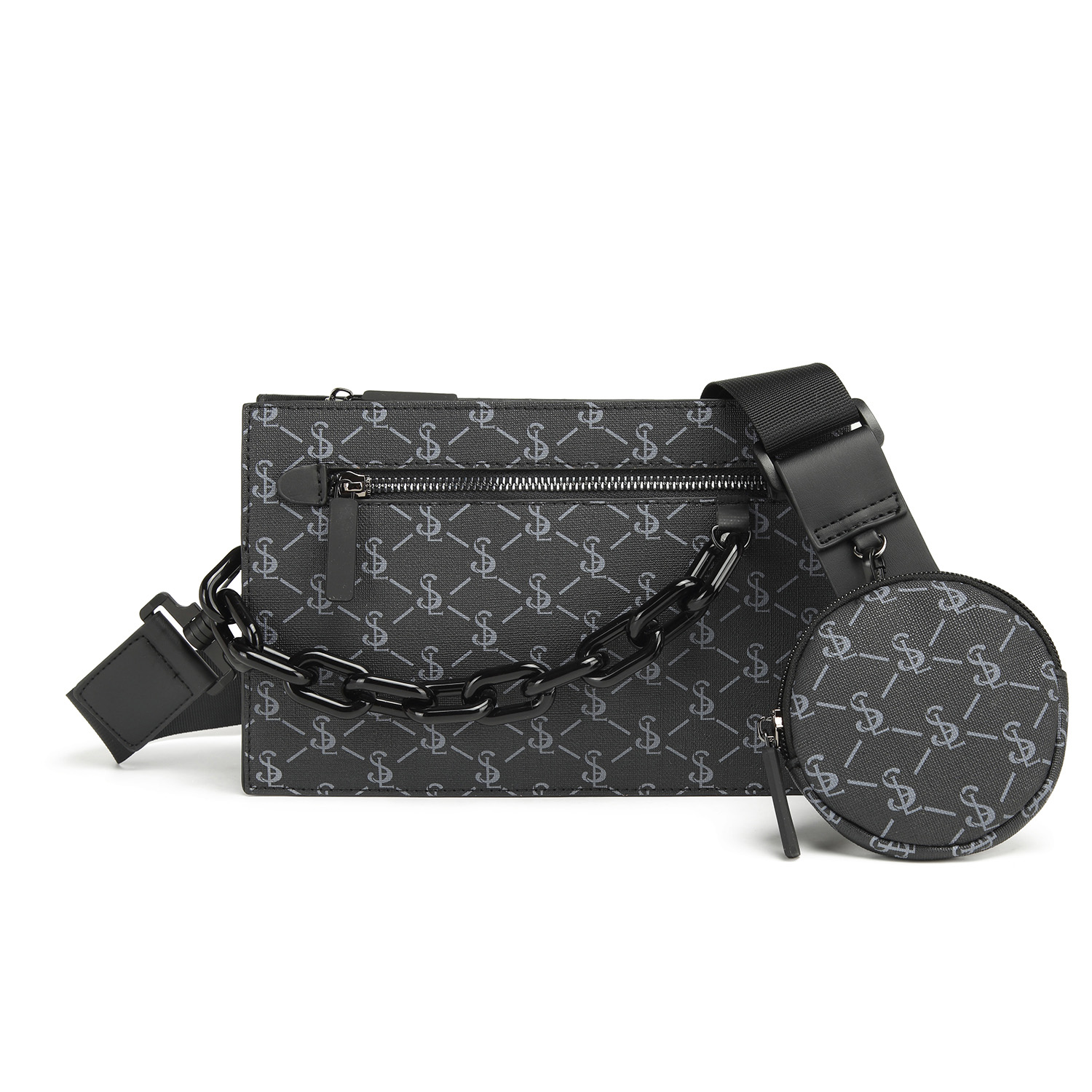 Сумка-кошелек через плечо унисекс черная серая клетка Slazenger, монохромная серая черная
Сумка-кошелек через плечо унисекс черная серая клетка Slazenger, монохромная серая черная