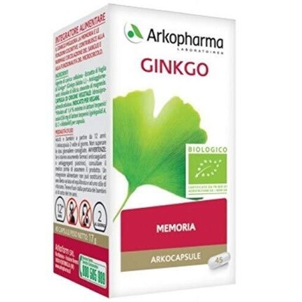 Arkocapsule Gingko Bio 45 капсул Arkofarm
Arkocapsule Gingko Bio 45 капсул Arkofarm