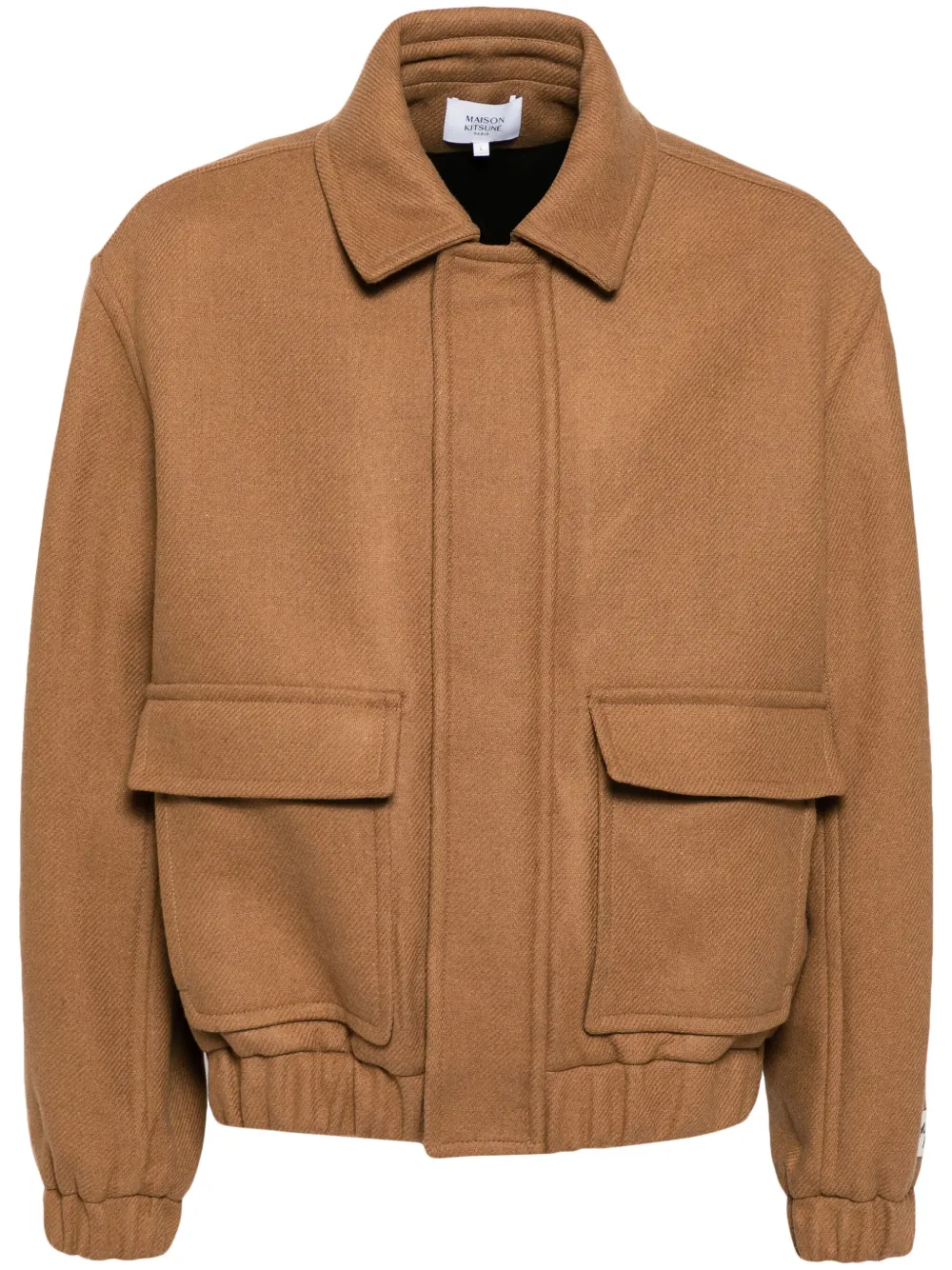 Куртка с косым воротником Maison Kitsuné, нейтральный
Куртка с косым воротником Maison Kitsuné, нейтральный