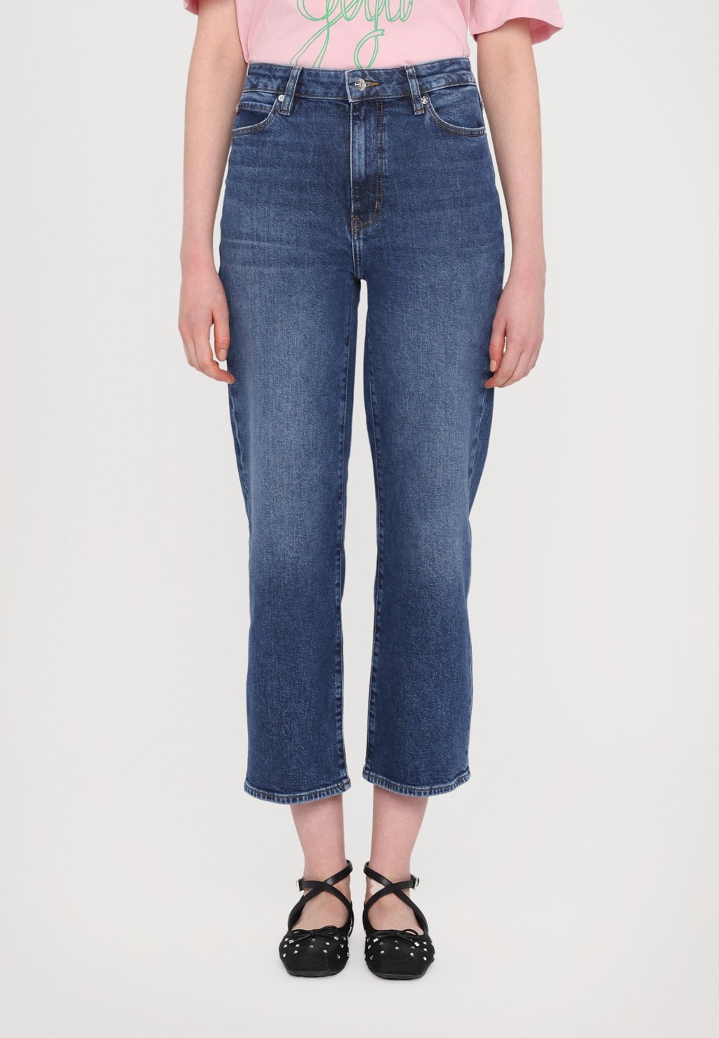 Джинсы свободного кроя THE WIDE FRAME, синий
Джинсы свободного кроя THE WIDE FRAME, синий