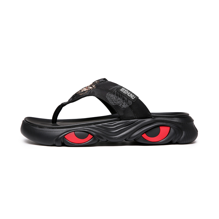 Мужские черные шлепанцы HUNU устойчивые к запаху и истиранию
Мужские черные шлепанцы HUNU устойчивые к запаху и истиранию