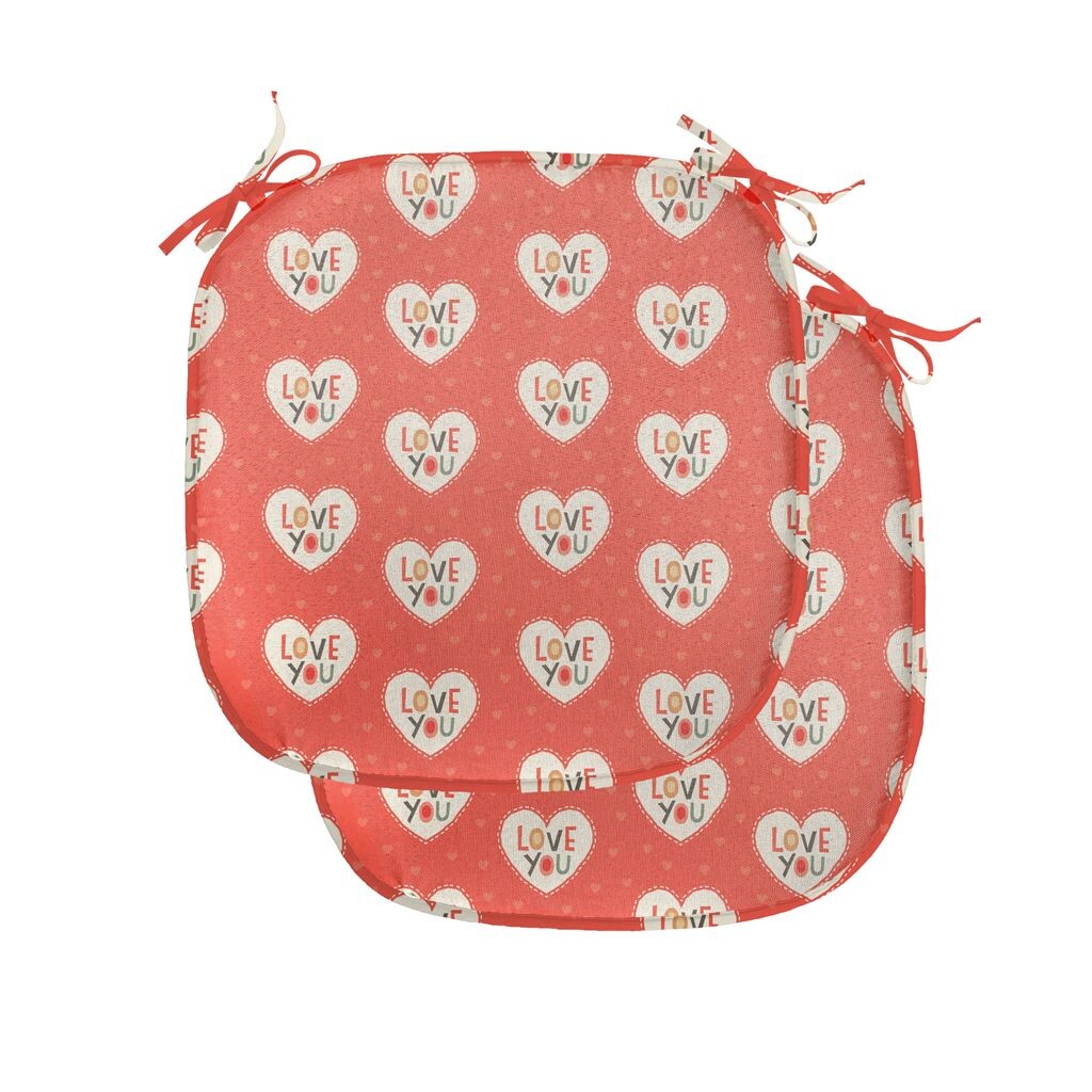 ABAKUHAUS Love Подушки для обеденного стула, Hipster Hearts Valentines, декоративная водонепроницаемая подушка с ремнями для кухонных сидений, 40 см x 40 см — упаковка из 2 шт., ярко-красный
ABAKUHAUS Love Подушки для обеденного стула, Hipster Hearts Valentines, декоративная водонепроницаемая подушка с ремнями для кухонных сидений, 40 см x 40 см — упаковка из 2 шт., ярко-красный