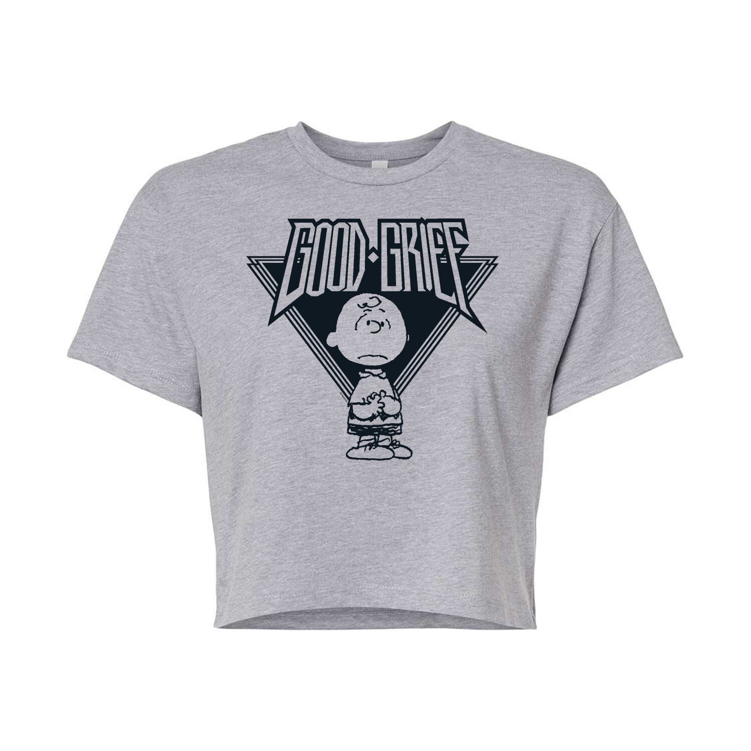 Укороченная футболка с рисунком Peanuts Charlie Brown & Snoopy Good Grief для юниоров Licensed Character, серый
Укороченная футболка с рисунком Peanuts Charlie Brown & Snoopy Good Grief для юниоров Licensed Character, серый