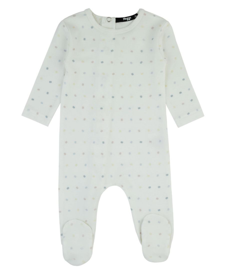 Детский комбинезон с бамбуковым рисунком NoggiWear, White
Детский комбинезон с бамбуковым рисунком NoggiWear, White