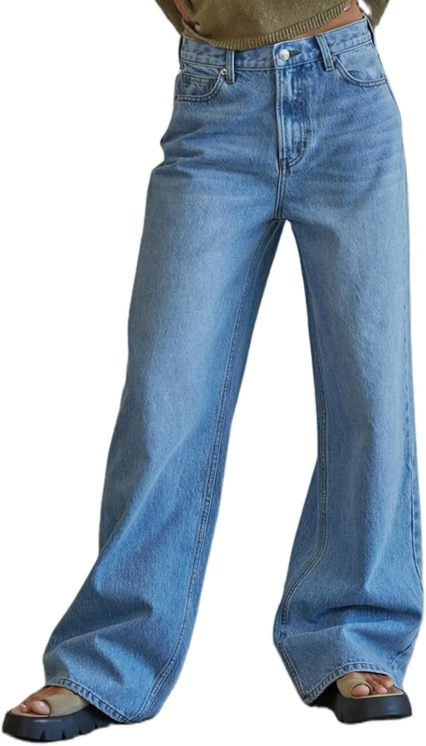 Женские джинсы Baggy Washed Distressed Wide Leg High Waisted cffvdiz
Женские джинсы Baggy Washed Distressed Wide Leg High Waisted cffvdiz