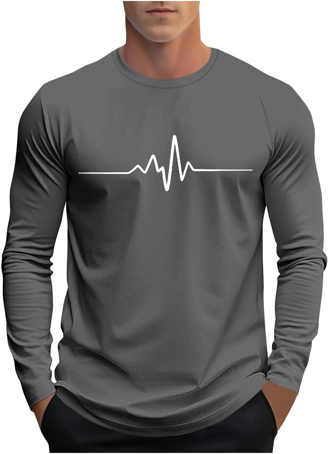 Мужская футболка с принтом Long Sleeve Loose Casual Muscularfit
Мужская футболка с принтом Long Sleeve Loose Casual Muscularfit