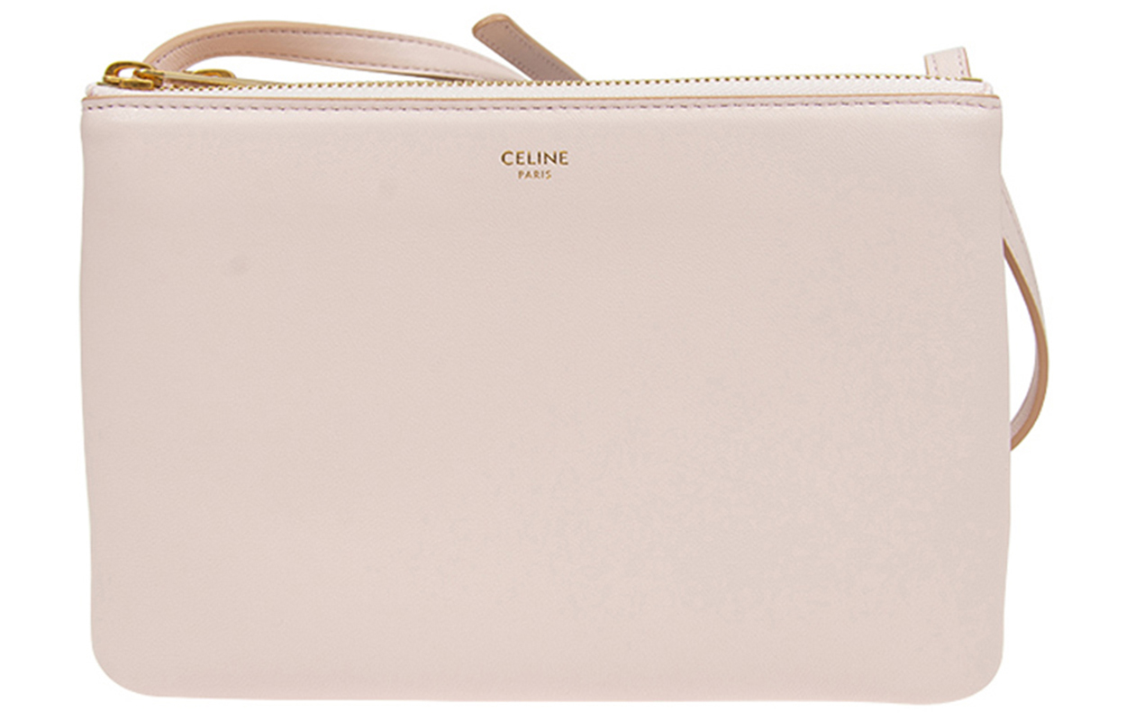 CELINE Трио овчинная сумка через плечо женская розовая
CELINE Трио овчинная сумка через плечо женская розовая