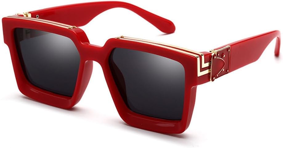 Модные классические роскошные солнцезащитные очки большого квадратного размера для женщин и мужчин, солнцезащитные очки-щитки в крупной оправе для женщин с защитой от УФ-излучения UV400 HYYZZC, Red Gray
Модные классические роскошные солнцезащитные очки большого квадратного размера для женщин и мужчин, солнцезащитные очки-щитки в крупной оправе для женщин с защитой от УФ-излучения UV400 HYYZZC, Red Gray