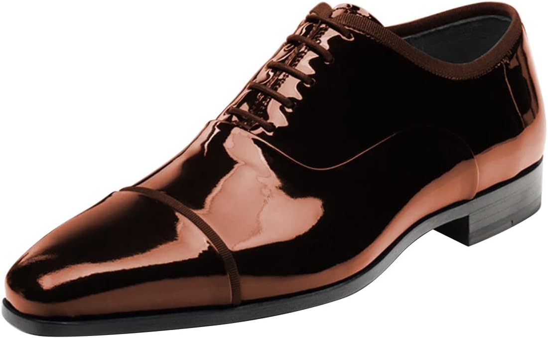 Мужские классические оксфорды FSJ с ручной шнуровкой, лакированная кожа, мысок, деловые формальные туфли, размеры 4-16 США, коричневый
Мужские классические оксфорды FSJ с ручной шнуровкой, лакированная кожа, мысок, деловые формальные туфли, размеры 4-16 США, коричневый