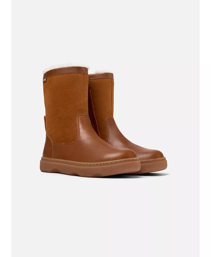 Детские кожаные сапожки Kiddo для девочек Camper, коричневый
Детские кожаные сапожки Kiddo для девочек Camper, коричневый