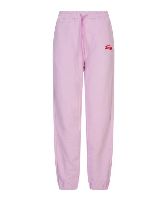 Спортивные брюки с вышивкой в виде розового кролика Msgm, розовый
Спортивные брюки с вышивкой в виде розового кролика Msgm, розовый