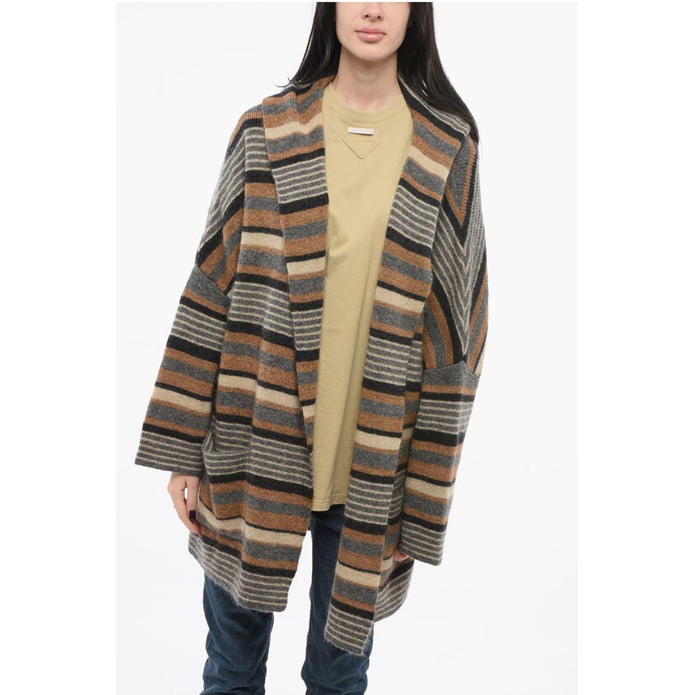 Длинный кардиган из смесовой шерсти в полоску с капюшоном Woolrich, Multicolor
Длинный кардиган из смесовой шерсти в полоску с капюшоном Woolrich, Multicolor