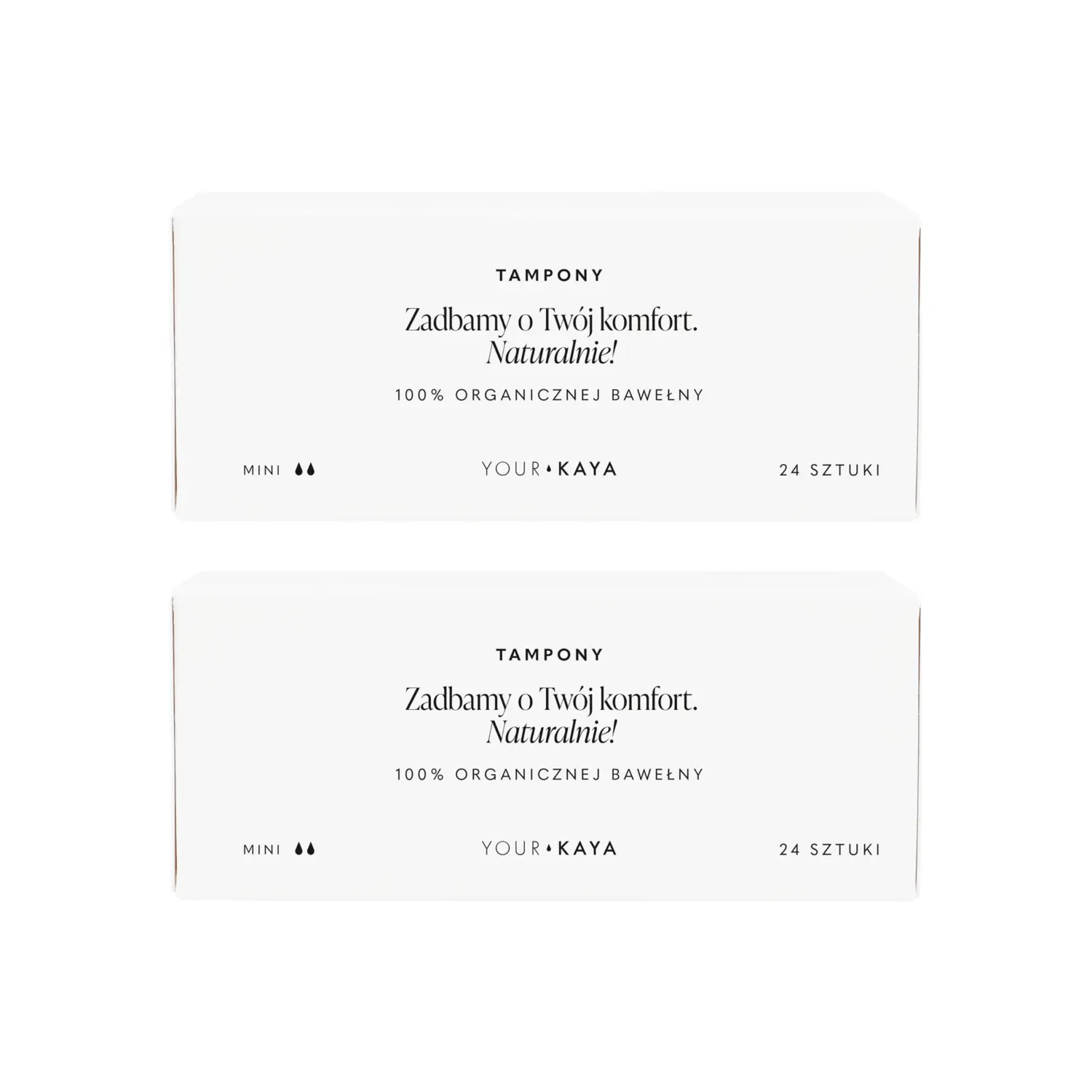 Набор: мини-тампоны Your Kaya, 2х24 шт
Набор: мини-тампоны Your Kaya, 2х24 шт