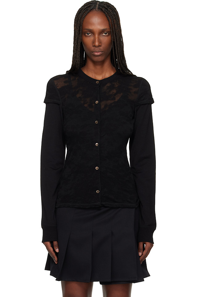 Our Legacy Черный кардиган с длинными рукавами
Our Legacy Черный кардиган с длинными рукавами