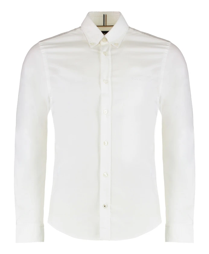 Хлопковая рубашка Hugo, белый
Хлопковая рубашка Hugo, белый