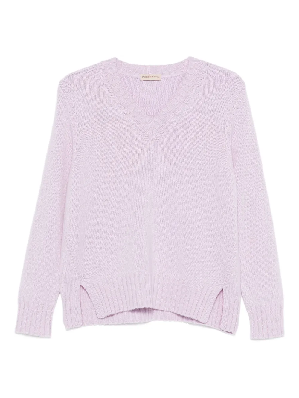 Свитер с V-образным вырезом Purotatto, фиолетовый
Свитер с V-образным вырезом Purotatto, фиолетовый
