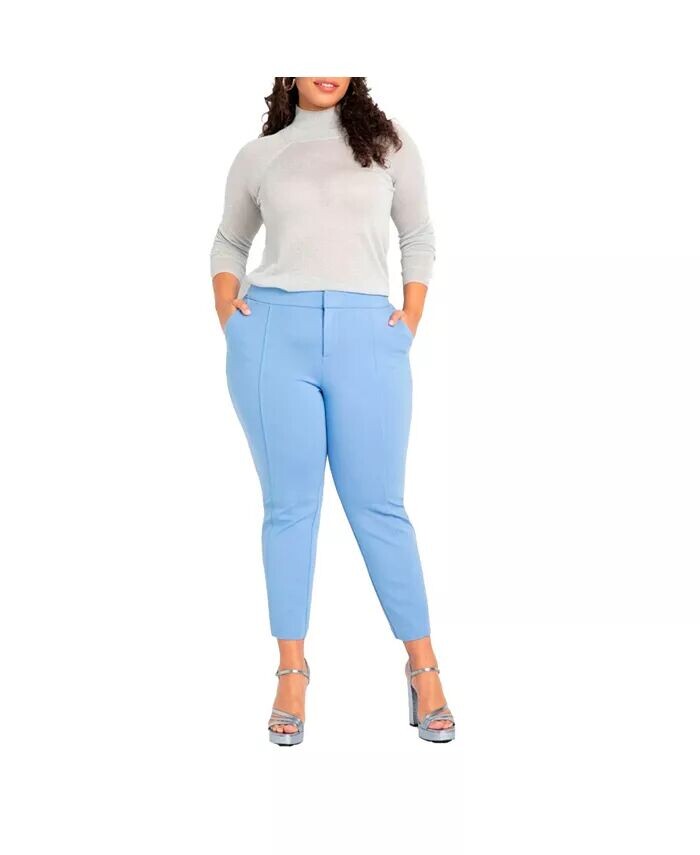 Универсальные эластичные рабочие брюки для высоких размеров больших размеров ELOQUII, синий
Универсальные эластичные рабочие брюки для высоких размеров больших размеров ELOQUII, синий