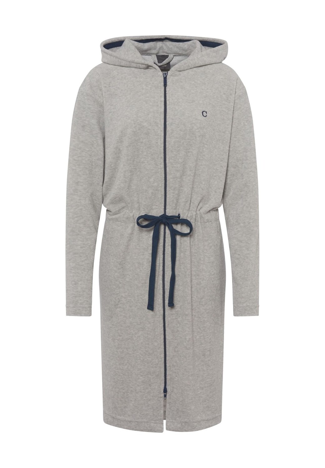 Короткий халат, капюшон, молния, пояс-туннель, женский Cawö, цвет Grau Mel Gelb
Короткий халат, капюшон, молния, пояс-туннель, женский Cawö, цвет Grau Mel Gelb