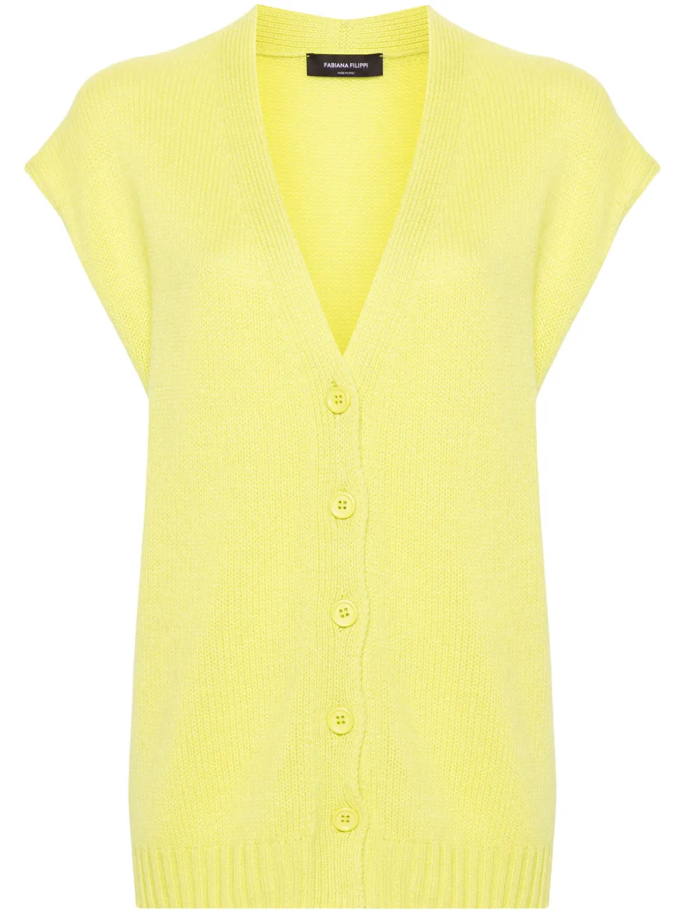 Кашемировый топ с V-образным вырезом Fabiana Filippi, зеленый
Кашемировый топ с V-образным вырезом Fabiana Filippi, зеленый