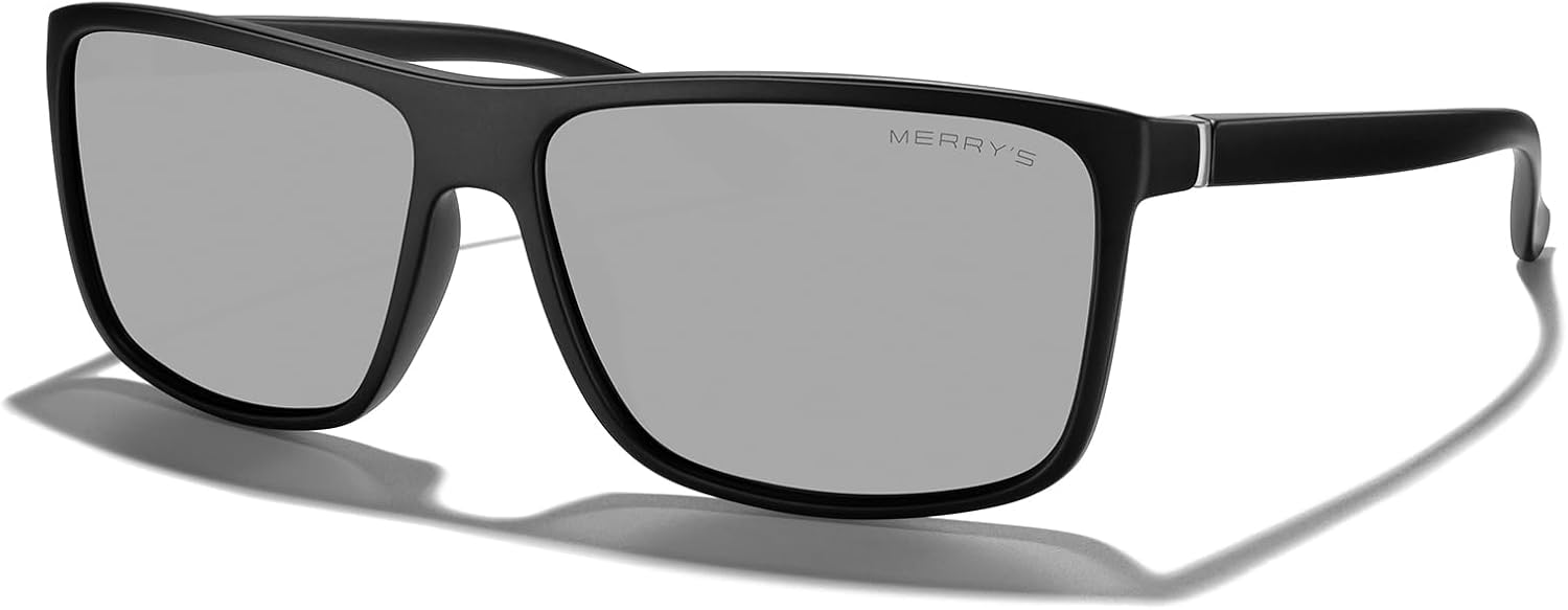 Прямоугольные поляризованные спортивные солнцезащитные очки MERRY'S для мужчин и женщин, для езды на велосипеде, вождения, рыбалки, с защитой UV400, модель S8225, Matte Black Frame/Silver Metal/Silver Mirror Lens
Прямоугольные поляризованные спортивные солнцезащитные очки MERRY'S для мужчин и женщин, для езды на велосипеде, вождения, рыбалки, с защитой UV400, модель S8225, Matte Black Frame/Silver Metal/Silver Mirror Lens
