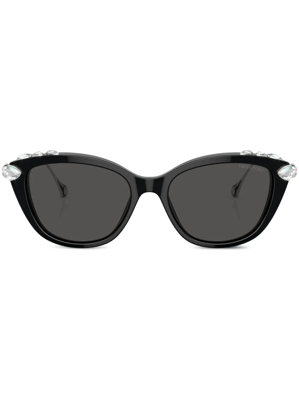 Солнцезащитные очки в оправе 'кошачий глаз' с кристаллами Swarovski, черный
Солнцезащитные очки в оправе 'кошачий глаз' с кристаллами Swarovski, черный