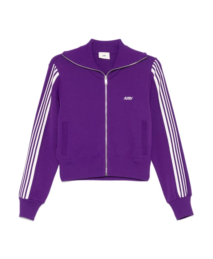 Вязаная куртка с анемоном Autry, фиолетовый
Вязаная куртка с анемоном Autry, фиолетовый