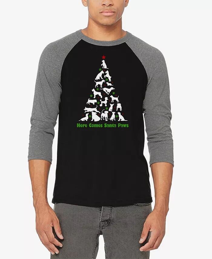 Мужская бейсбольная футболка Here Comes Santa Paws с надписью Word Art LA Pop Art, мультиколор
Мужская бейсбольная футболка Here Comes Santa Paws с надписью Word Art LA Pop Art, мультиколор