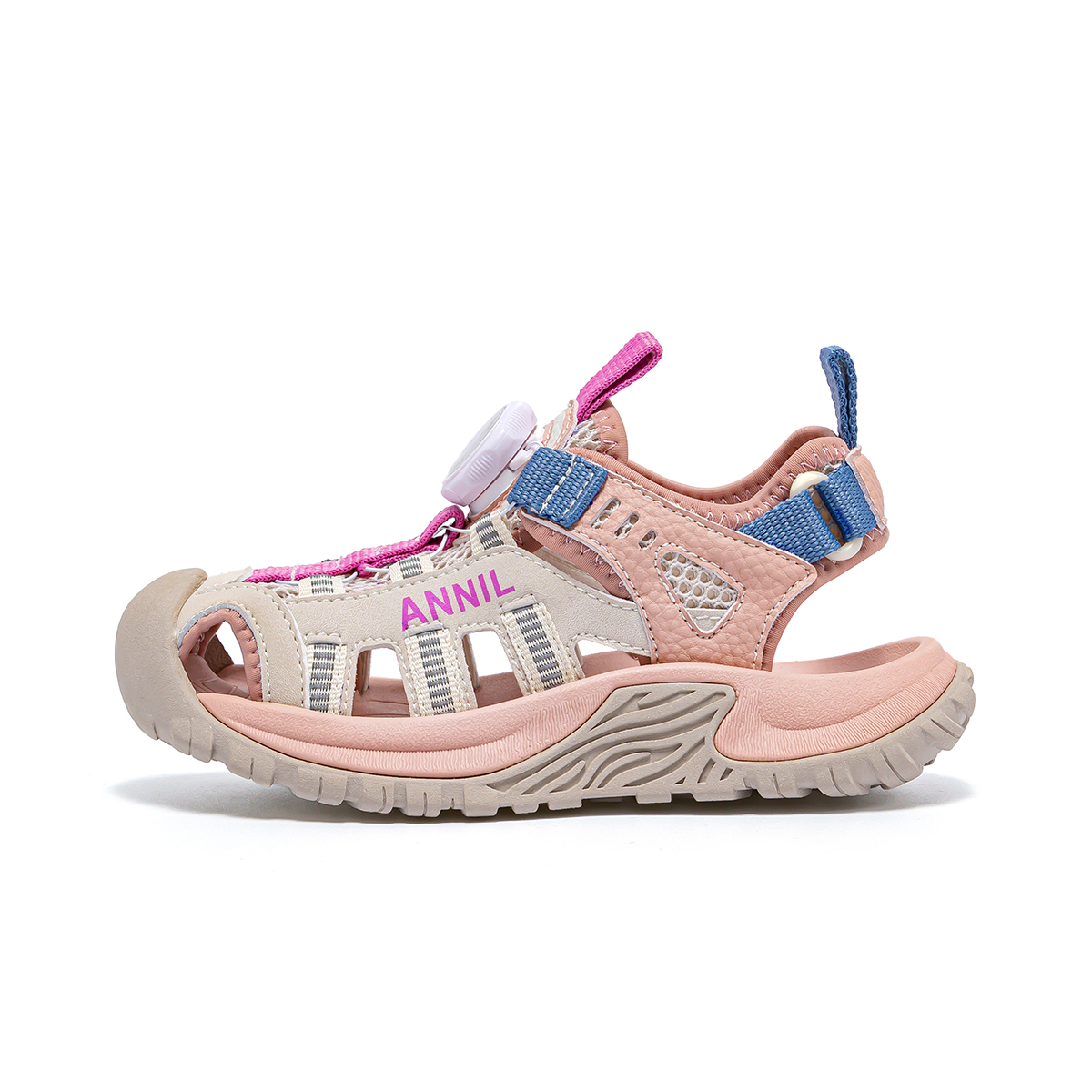 Нескользящие, износостойкие, дышащие, низкие детские сандалии для детей Annil, розовый 
Нескользящие, износостойкие, дышащие, низкие детские сандалии для детей Annil, розовый