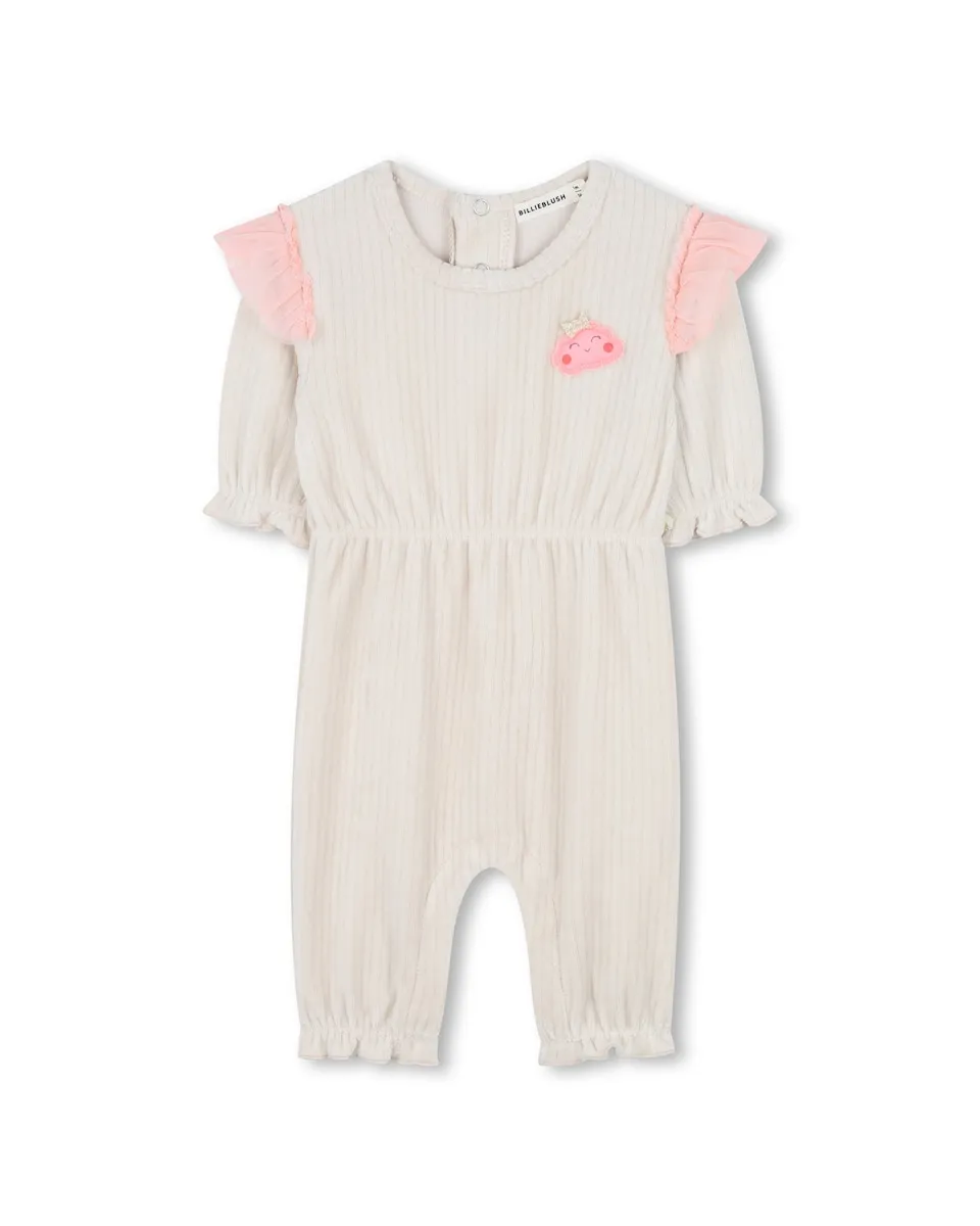 Детский комбинезон с длинными рукавами и тюлевой отделкой Billieblush, кремовый
Детский комбинезон с длинными рукавами и тюлевой отделкой Billieblush, кремовый