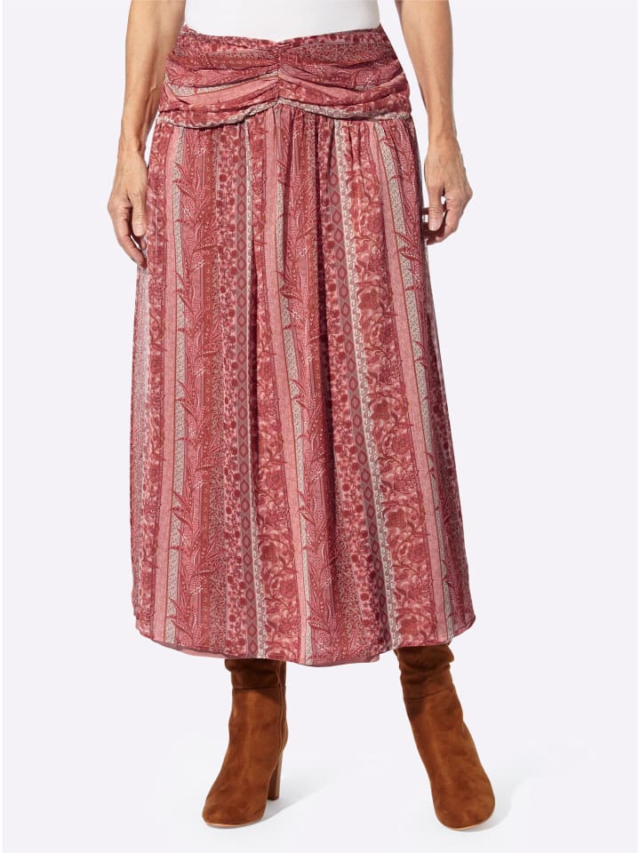 Юбка А-силуэта с принтом розового дерева и коньяка WITT WEIDEN
Юбка А-силуэта с принтом розового дерева и коньяка WITT WEIDEN