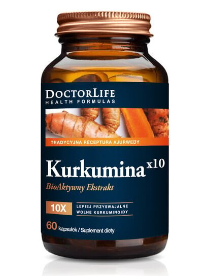 Doctor Life Куркумин x10 биоактивный экстракт 500мг Добавка 60 капсул Inna marka
Doctor Life Куркумин x10 биоактивный экстракт 500мг Добавка 60 капсул Inna marka