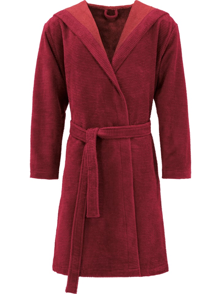 Erwin Müller Банный халат унисекс Schwanau бордового цвета
Erwin Müller Банный халат унисекс Schwanau бордового цвета
