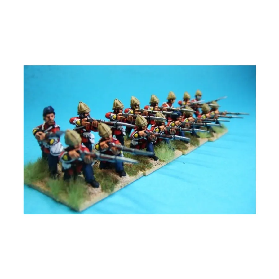 Британская пехотная огневая часть, Zulu War 1897 - British (28mm)
Британская пехотная огневая часть, Zulu War 1897 - British (28mm)