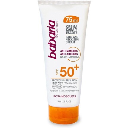 Rosa Mosqueta Крем для лица против солнечных пятен F-50 75мл, Babaria
Rosa Mosqueta Крем для лица против солнечных пятен F-50 75мл, Babaria