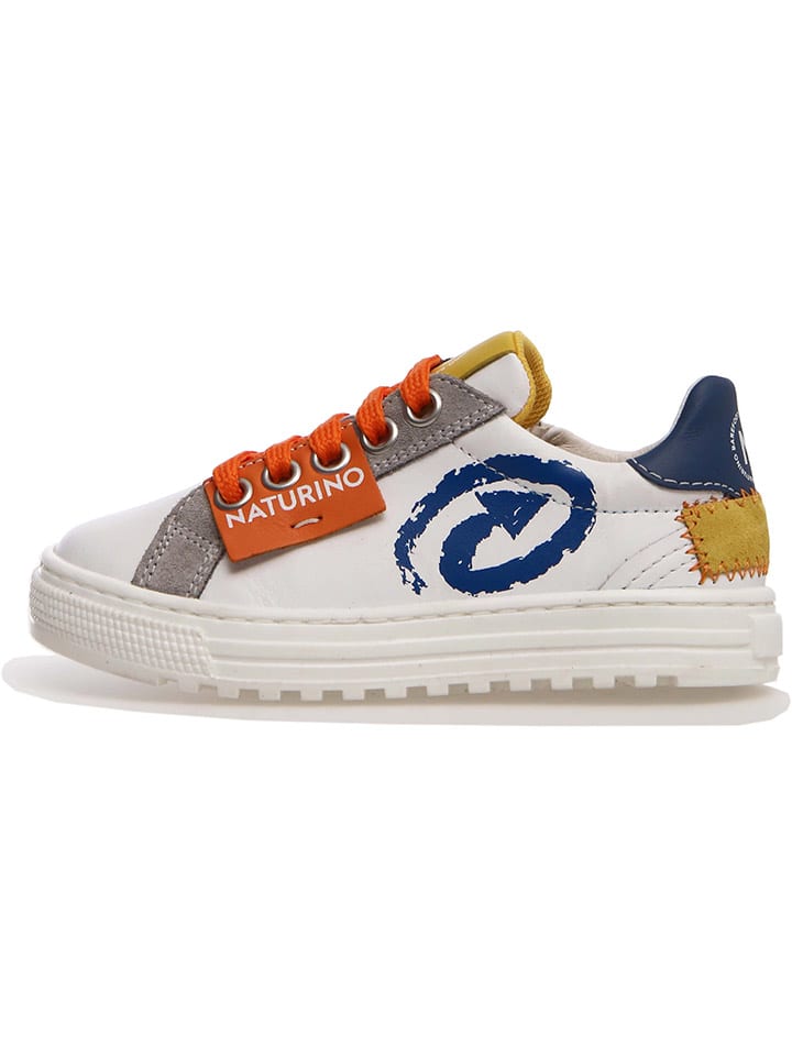 Naturino Кожаные кроссовки "Hess" в бело-разноцветном исполнении
Naturino Кожаные кроссовки "Hess" в бело-разноцветном исполнении