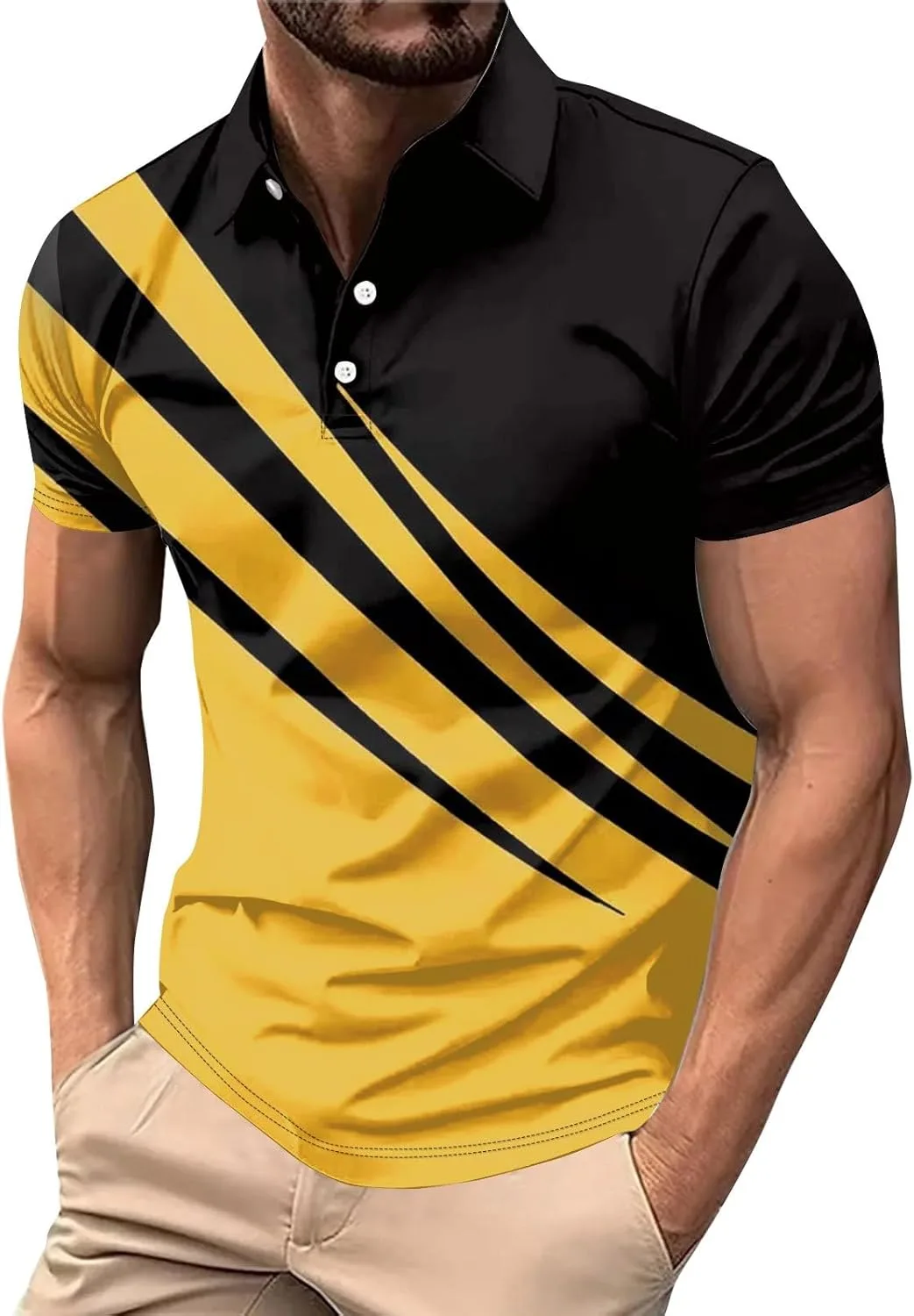 Мужская поло для гольфа, короткий рукав, размеры S-3XL
Мужская поло для гольфа, короткий рукав, размеры S-3XL