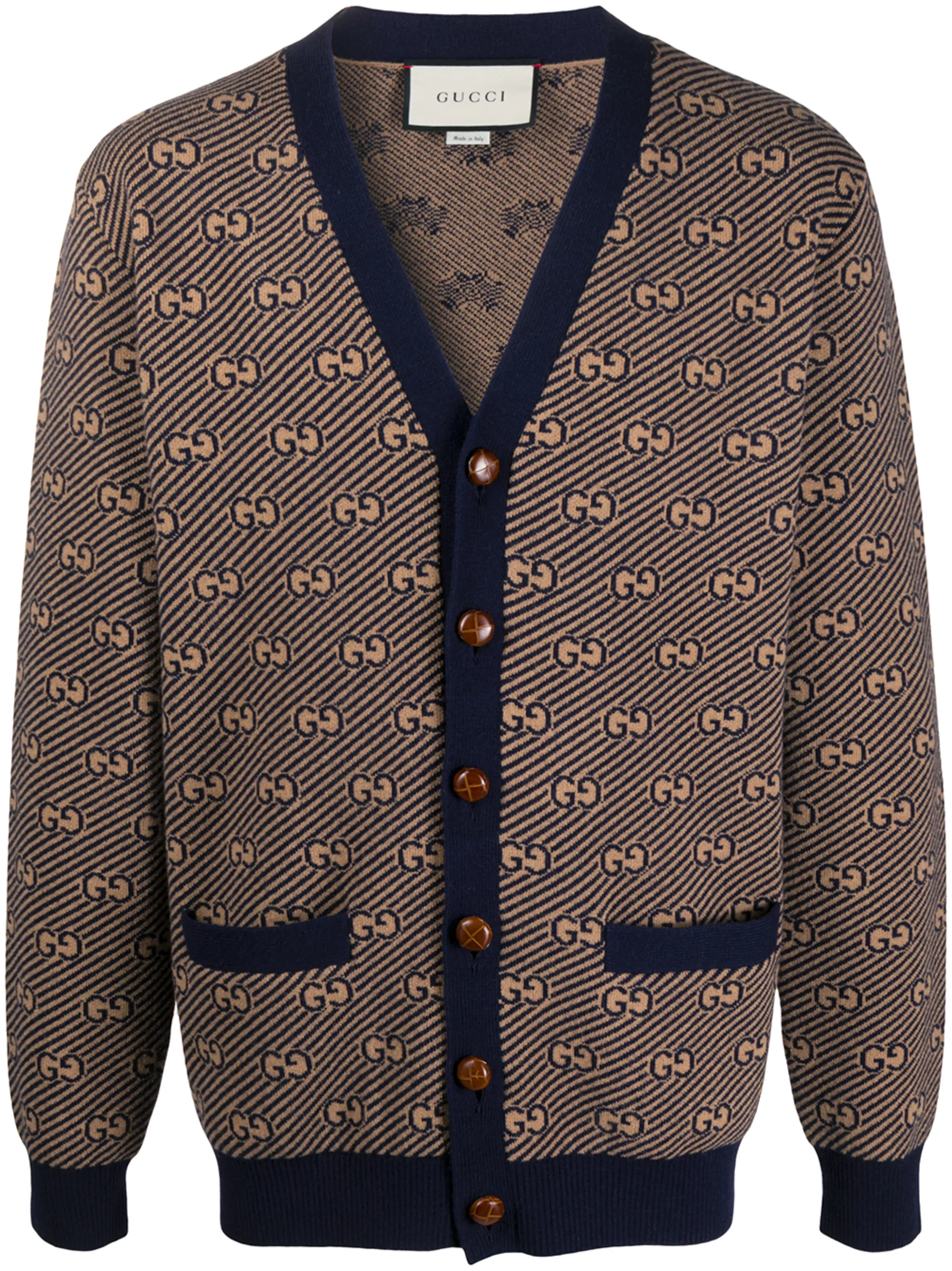 Кардиган с узором GG Gucci, бежевый
Кардиган с узором GG Gucci, бежевый