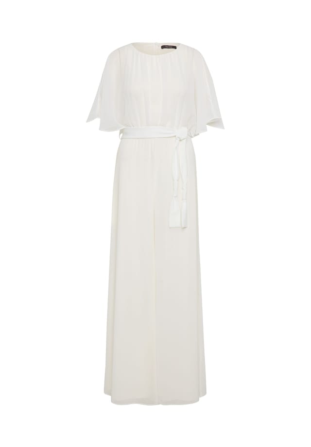 Комбинезон с завязывающимся поясом Vera Mont, белый
Комбинезон с завязывающимся поясом Vera Mont, белый