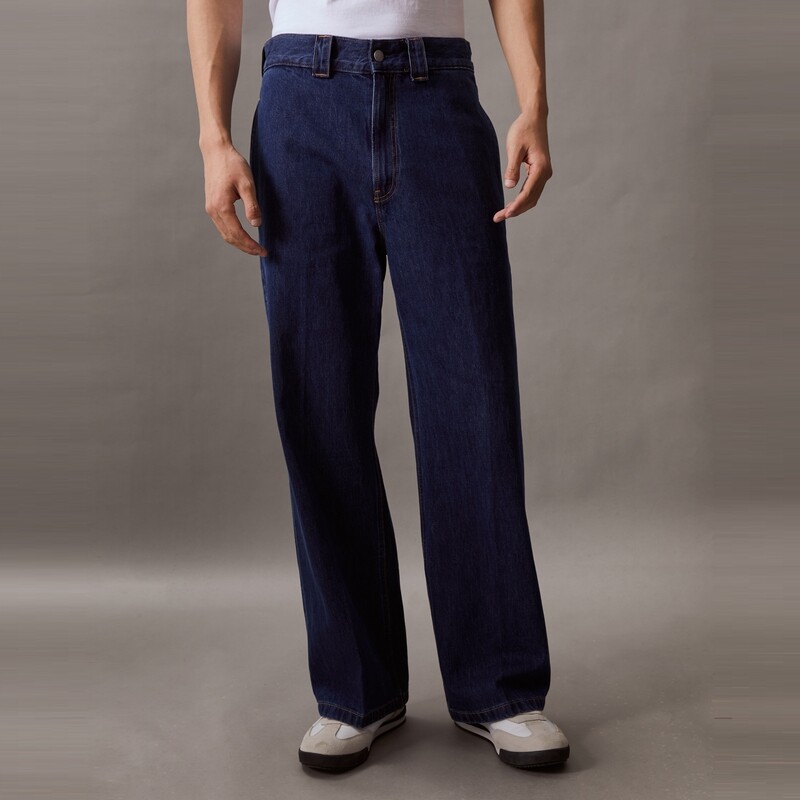 Джинсы широкие мужские Calvin Klein Jeans с диагональными карманами, синий
Джинсы широкие мужские Calvin Klein Jeans с диагональными карманами, синий