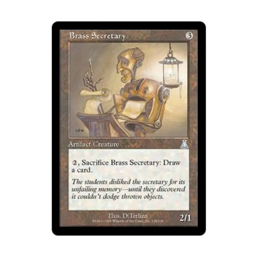 CCG Брасс-секретарь (U), MTG - Urza's Destiny
CCG Брасс-секретарь (U), MTG - Urza's Destiny