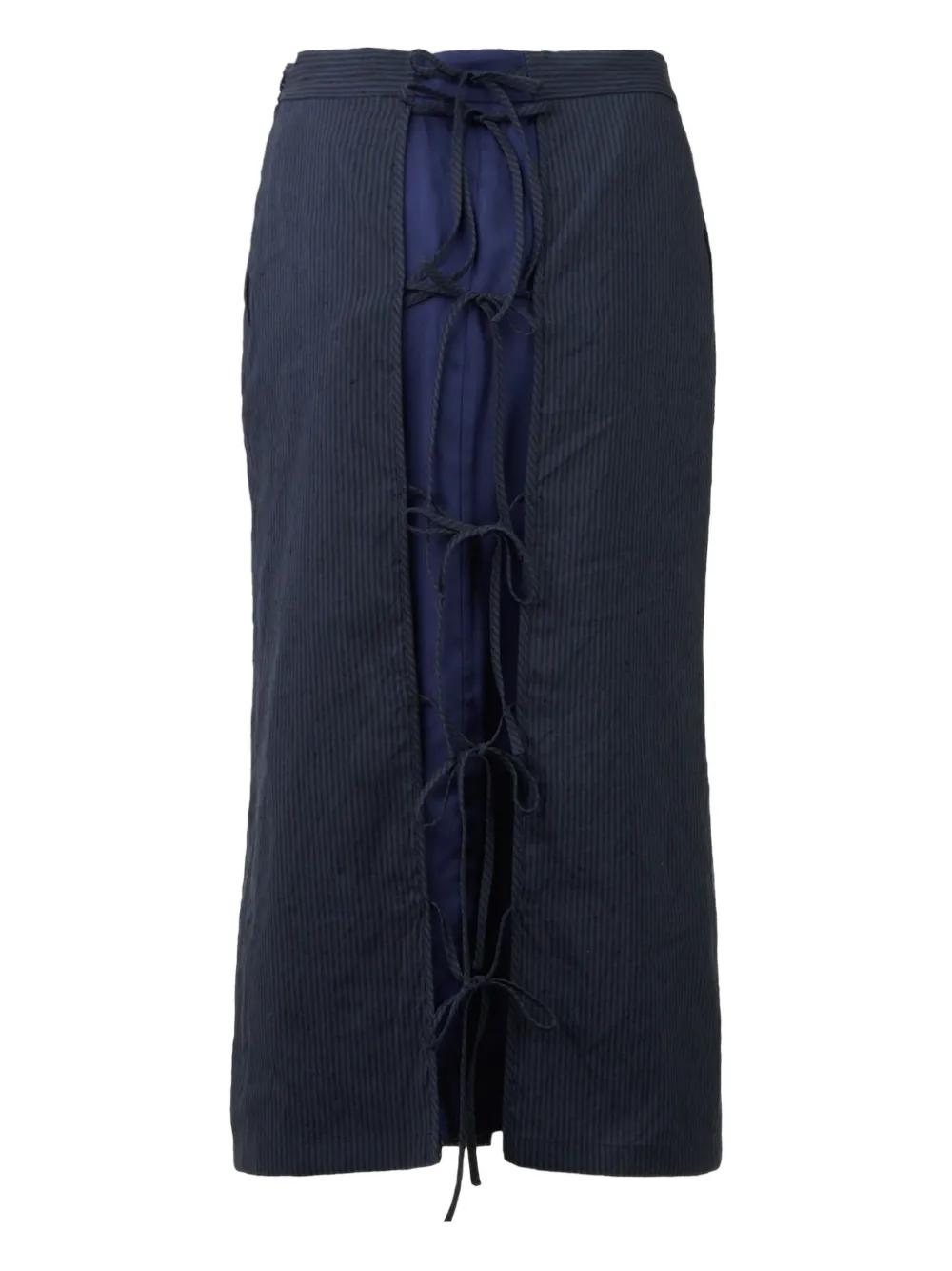 Юбка с принтом в полоску и деталями в виде галстука pushBUTTON, синий
Юбка с принтом в полоску и деталями в виде галстука pushBUTTON, синий