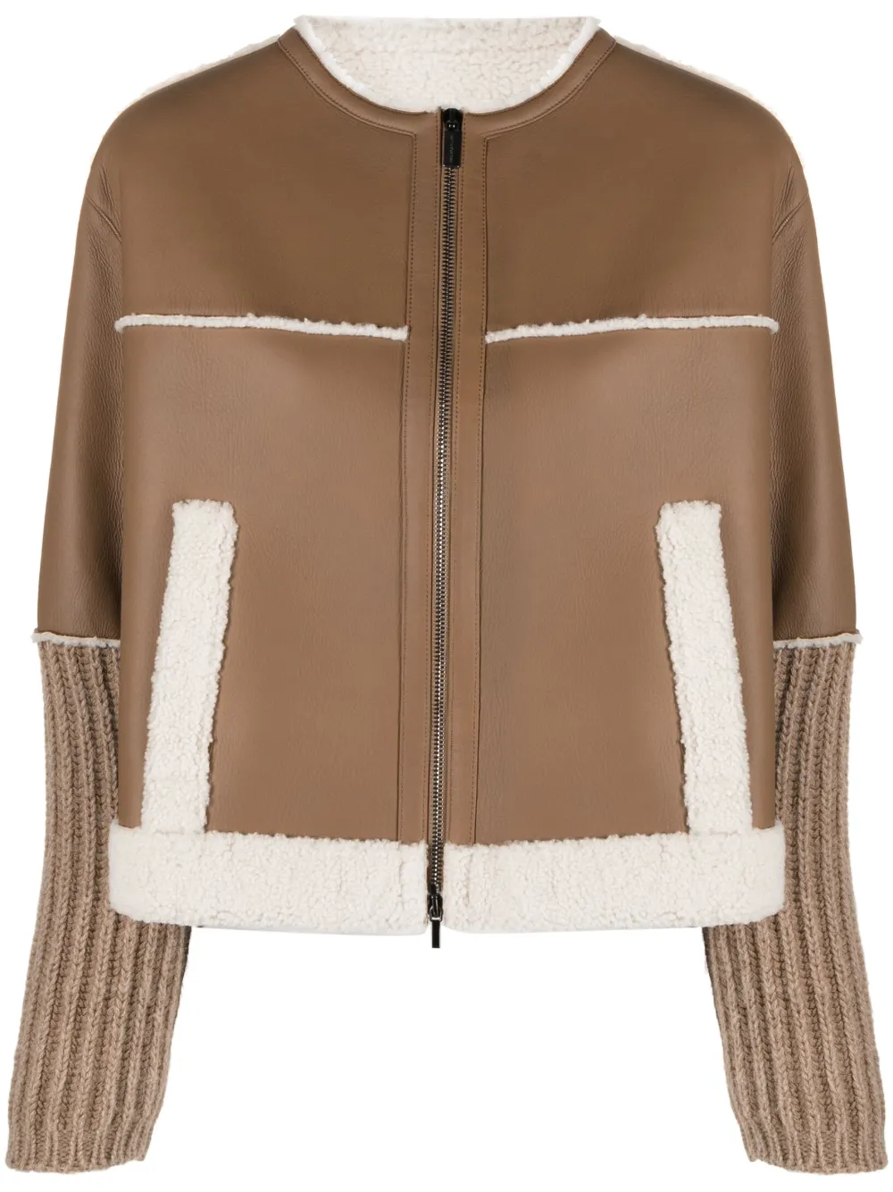 Куртка с контрастной вставкой Fabiana Filippi, коричневый
Куртка с контрастной вставкой Fabiana Filippi, коричневый