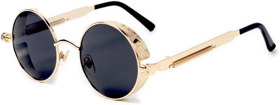 Поляризованные солнцезащитные очки GY Snail Gothic для мужчин, круглая металлическая оправа, ретро-стимпанк солнцезащитные очки для женщин GYsnail Make the world clear, Golden
Поляризованные солнцезащитные очки GY Snail Gothic для мужчин, круглая металлическая оправа, ретро-стимпанк солнцезащитные очки для женщин GYsnail Make the world clear, Golden