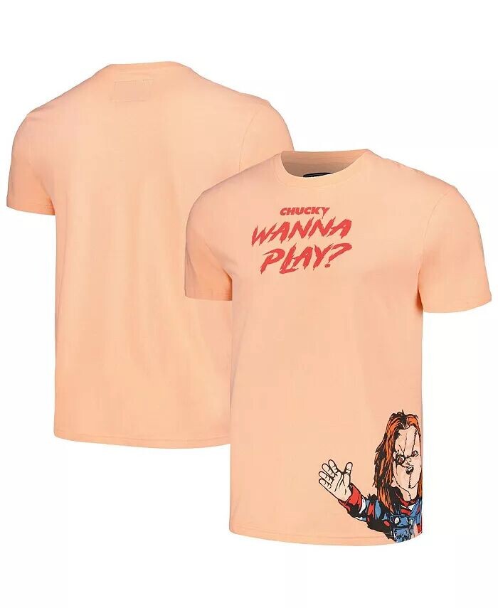 Мужская и женская оранжевая футболка Chucky Wanna Play Reason
Мужская и женская оранжевая футболка Chucky Wanna Play Reason