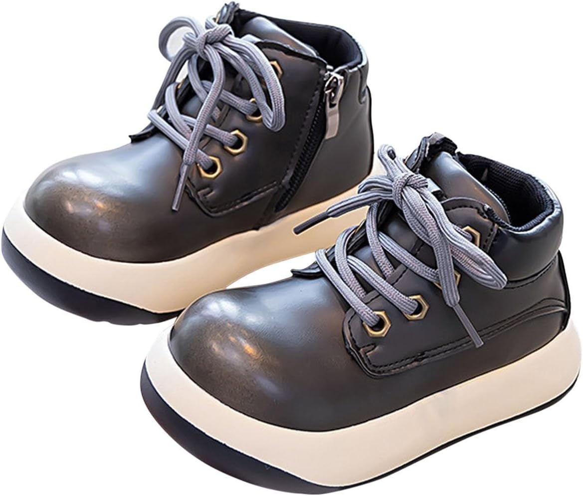 Девочковые зимние массивные походные ботинки с шнуровкой, длина до щиколотки, с флисовой подкладкой для тепла, боковая молния, повседневная обувь Generic, Grey
Девочковые зимние массивные походные ботинки с шнуровкой, длина до щиколотки, с флисовой подкладкой для тепла, боковая молния, повседневная обувь Generic, Grey